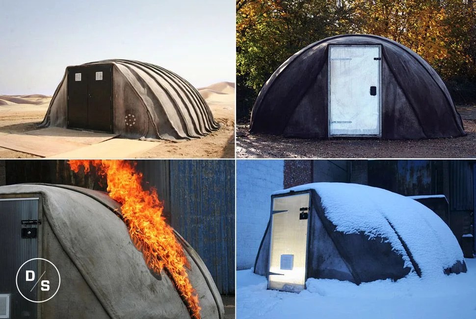 Design Spotlight: Concrete Canvas Shelter | Gear Patrol