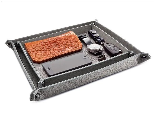 Parabellum-Bison-Hide-Valet-Tray-Gear-Patrol