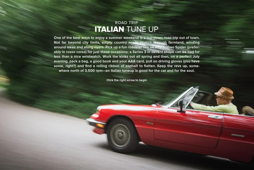 Road Trip Style Italian Tuneup Gear Patrol