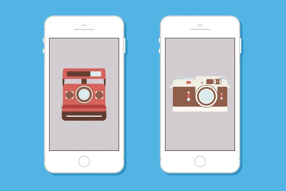 Flat design style modern vector illustration concept set of mobile phone messaging, sms communication with blank speech bubble, new mail message interface template form on smartphone. Isolated on stylish color background.