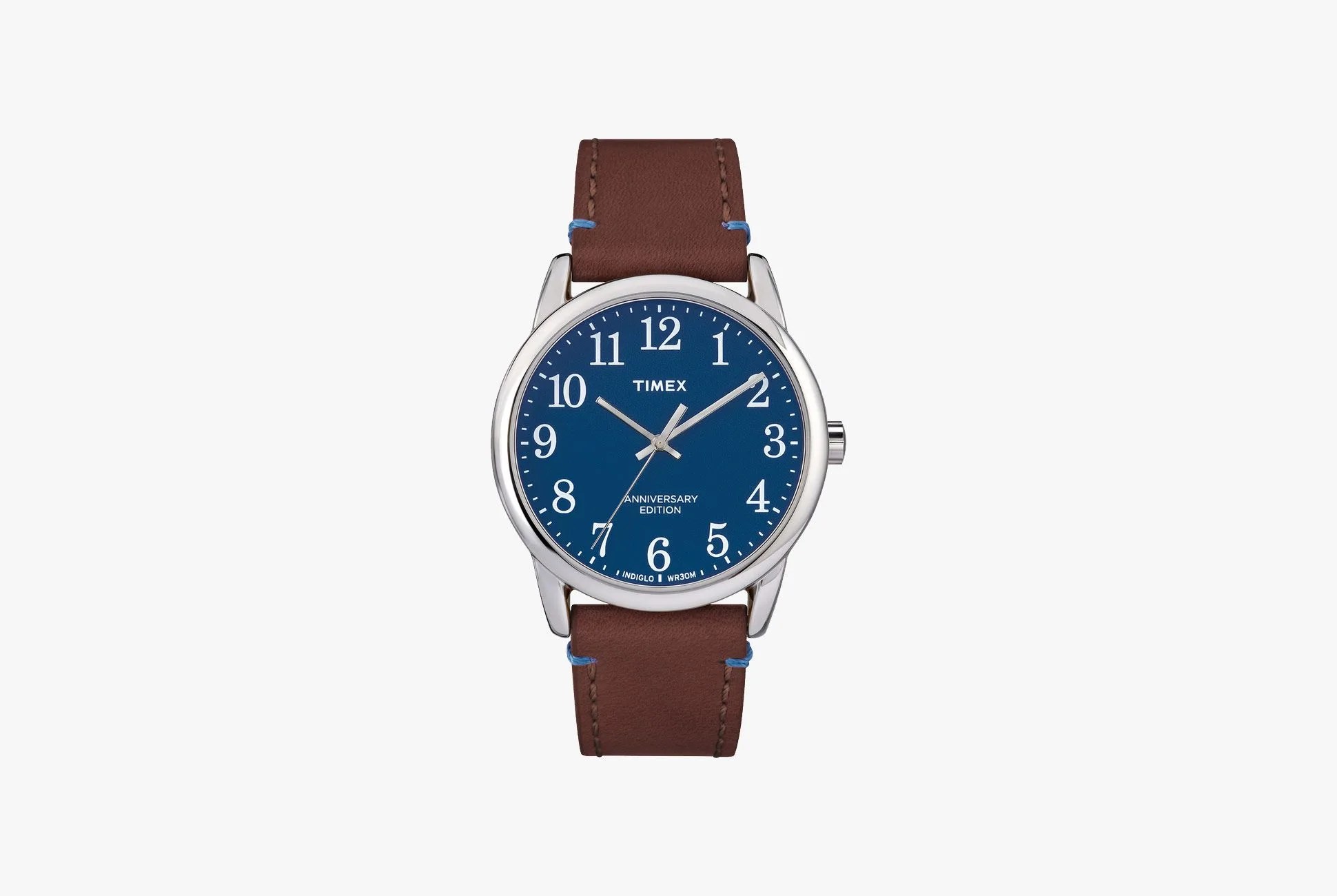 Timex Orologio Uomo Moderno Easy Reader – Cassa 40mm, Quadrante Bianco, Cinturino Acciaio, Indiglo