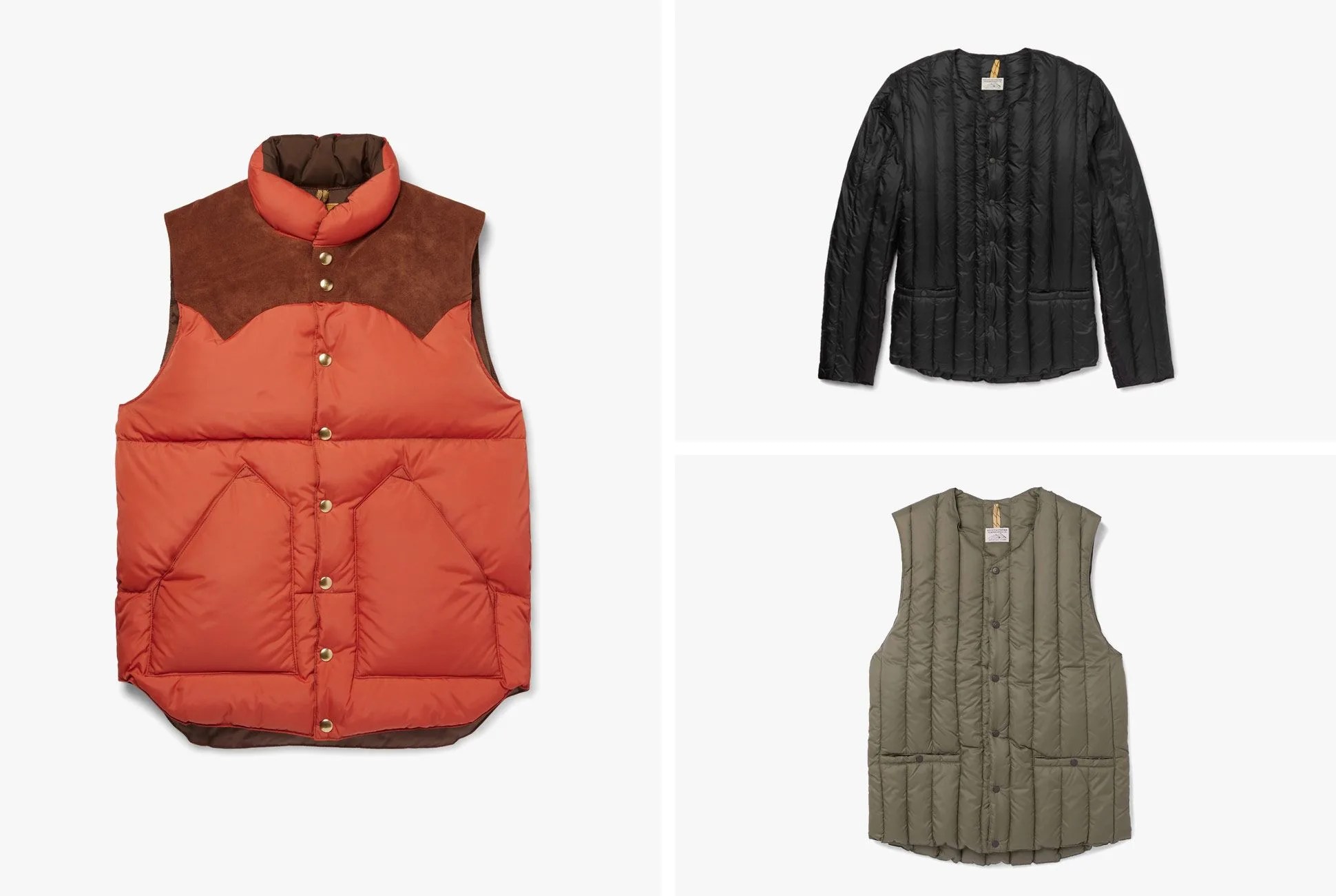 ROCKYMountain Feather Bed×PORTER×BEAMS ROCKY MOUNTAIN FEATHERBED × PORTER × BEAMS Exclusive Down Vest