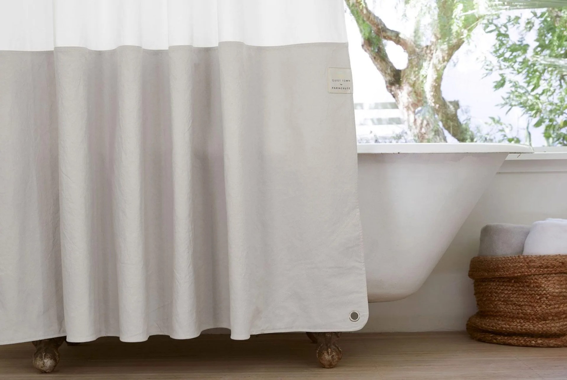 TIG-gear-patrol-Parachute-Home-x-Quiet-Town-Canvas-Shower-Curtain