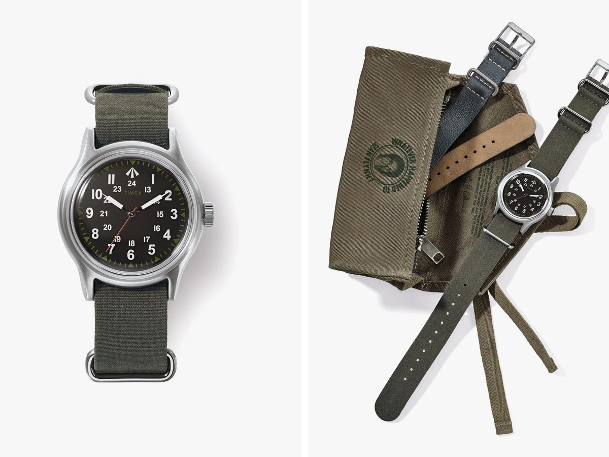 Nigel Cabourn × Timex Camper 別注パイロットウォッチ TIMEX-x-Nigel-Cabourn-gear-