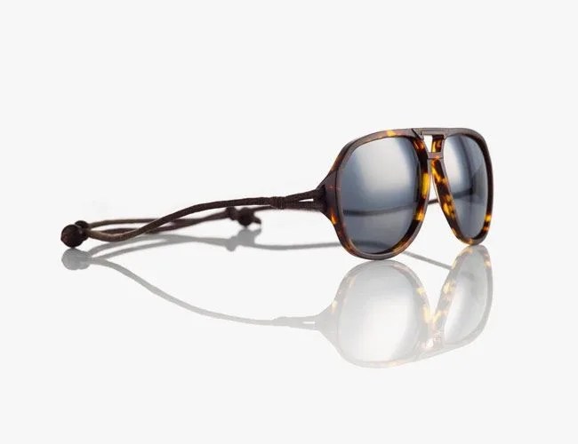 a pair of sunglasses with no sidearms