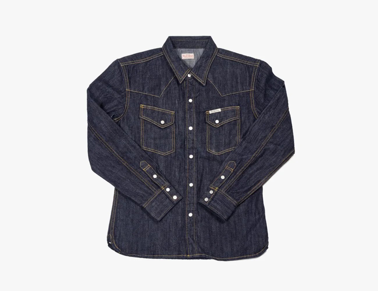 gear-patrol-self-edge-flat-head-selvedge-denim-snap-shirt