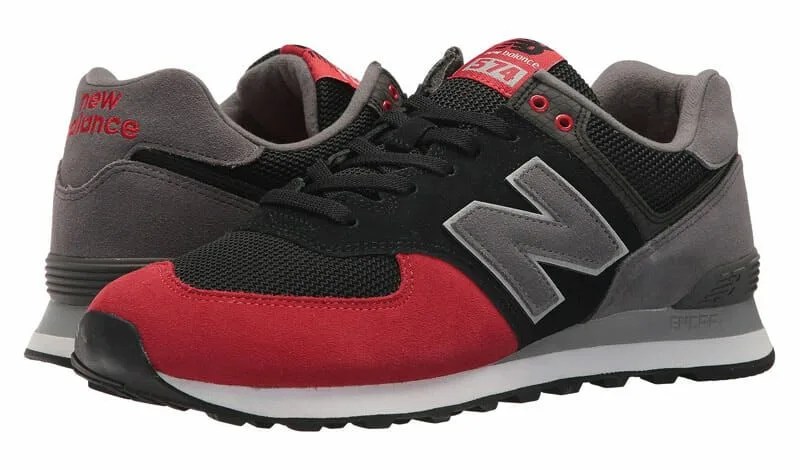 New-Balance-Sale-gear-patrol-Classic-574-Black-Team-Red