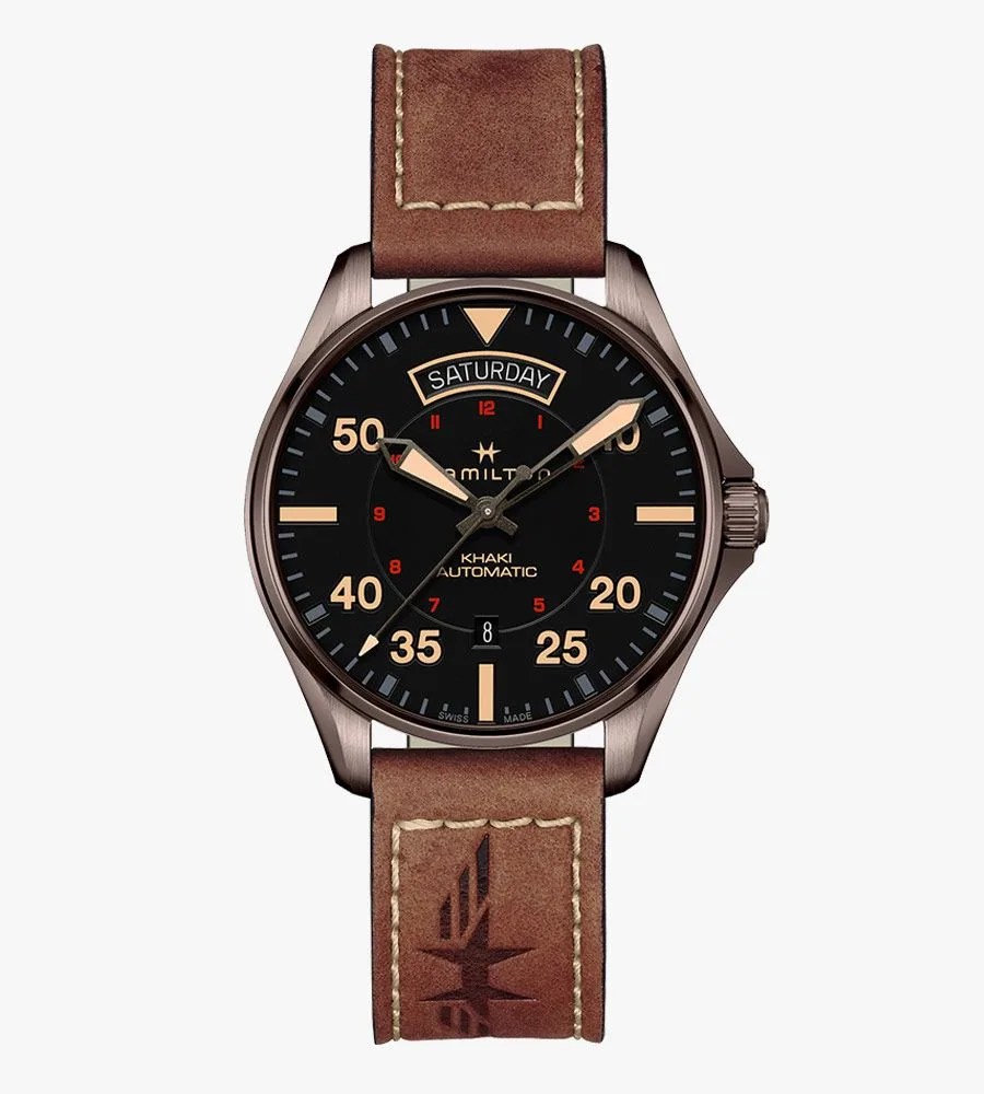 FDGG-gear-patrol-globetrotter-Hamilton-Khaki-Pilot-Auto-Day-Date-Watch