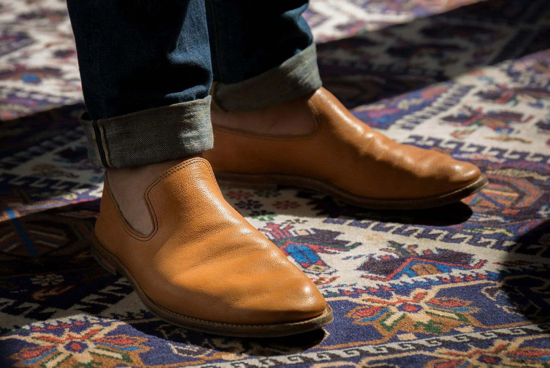 Viberg-x-DR-Natural-Camel-Slipper-gear-patrol-1