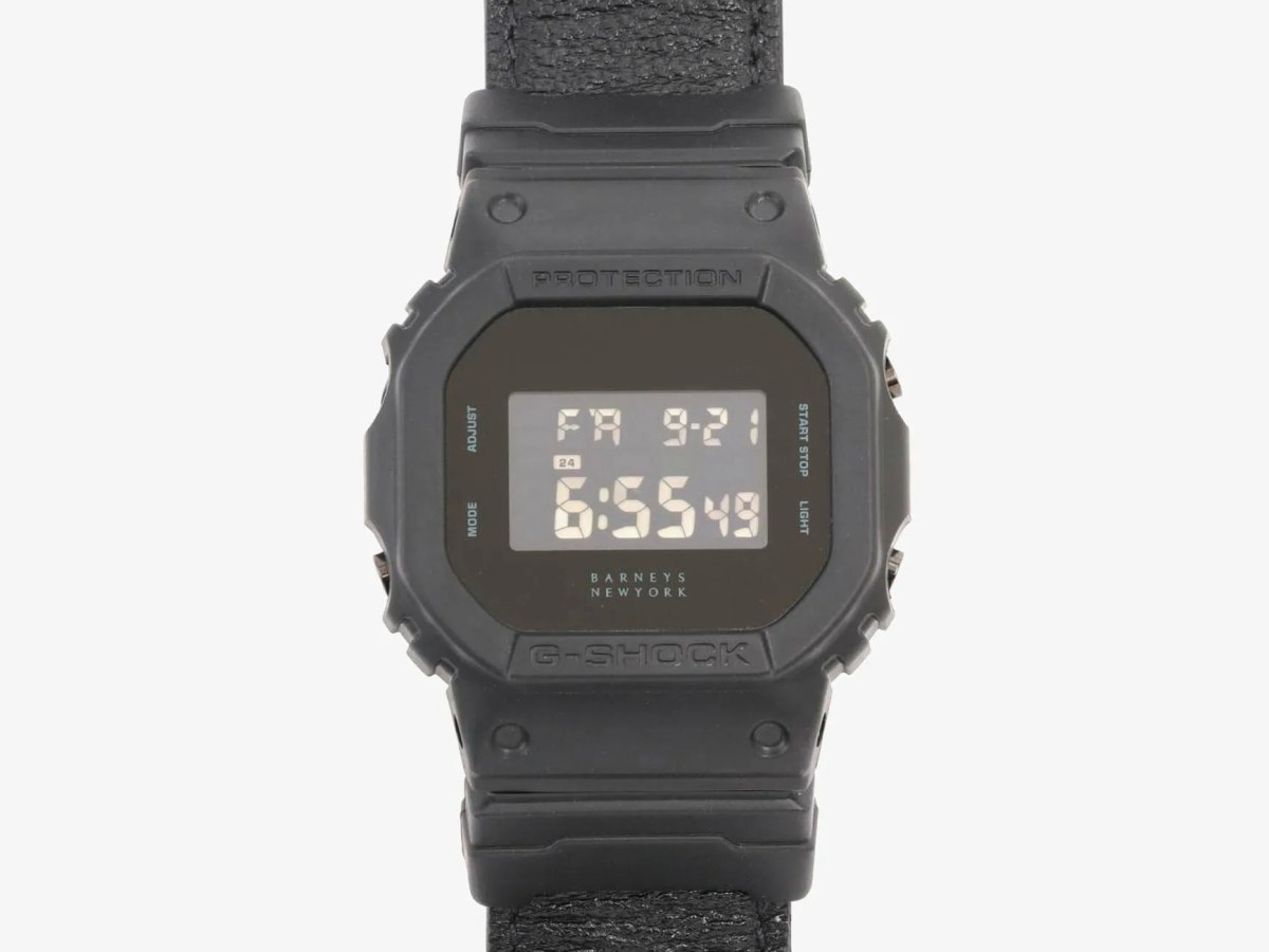 G-Shock Gives Its Iconic Tough Watch Premium Leather in This