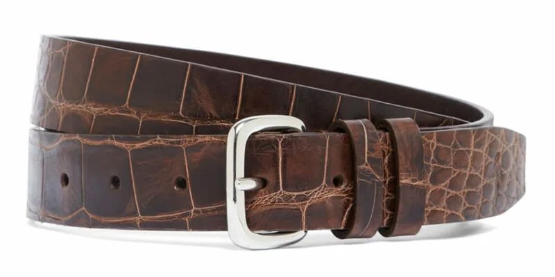 Brooks-Brother-Deal-gear-patrol-Harrys-of-London-Alligator-Basel-Belt