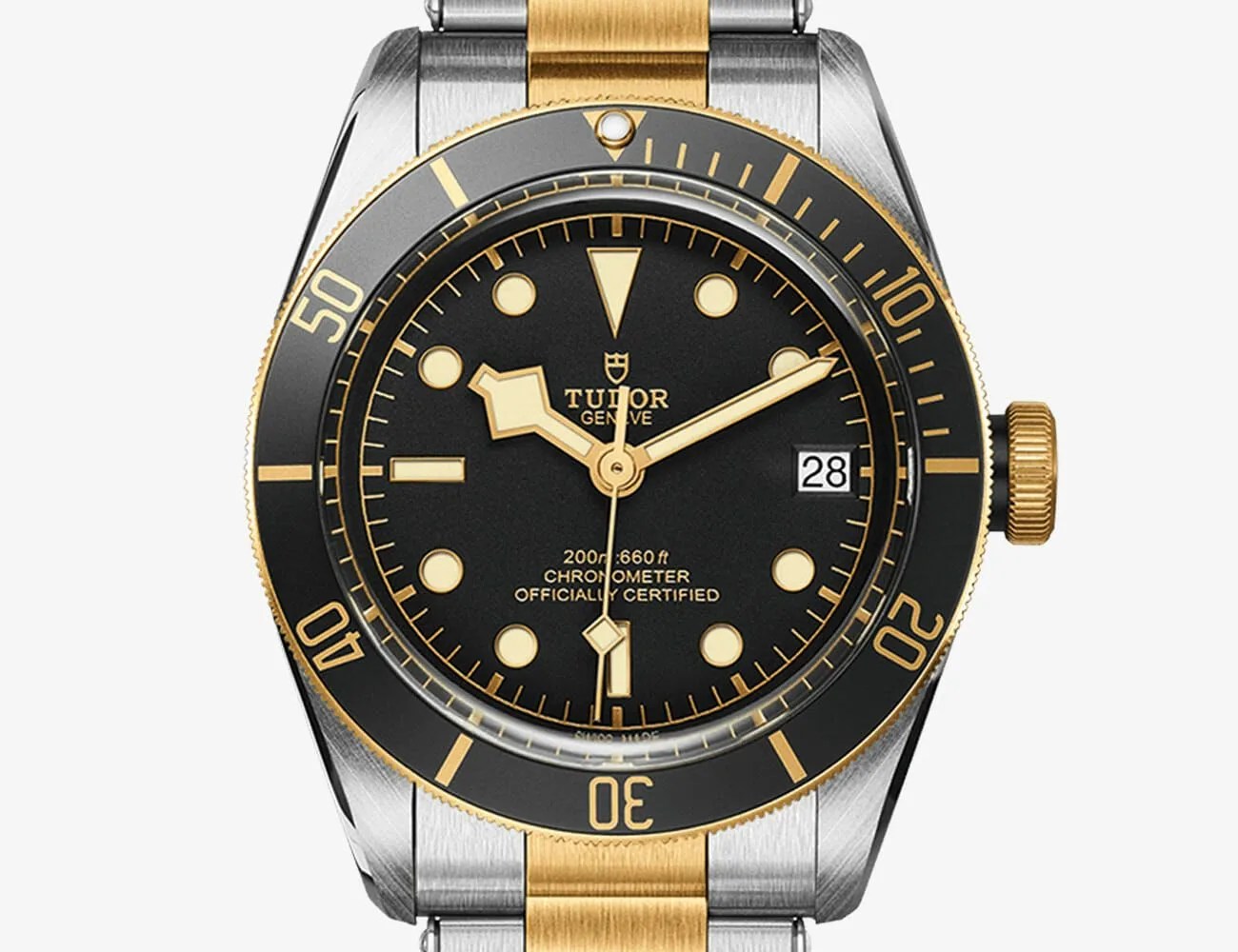 Seven-Watches-Our-Staffers-Are-Obsessing-Over-Right-Now-gear-patrol-Tudor-Black-Bay-Steel-Gold
