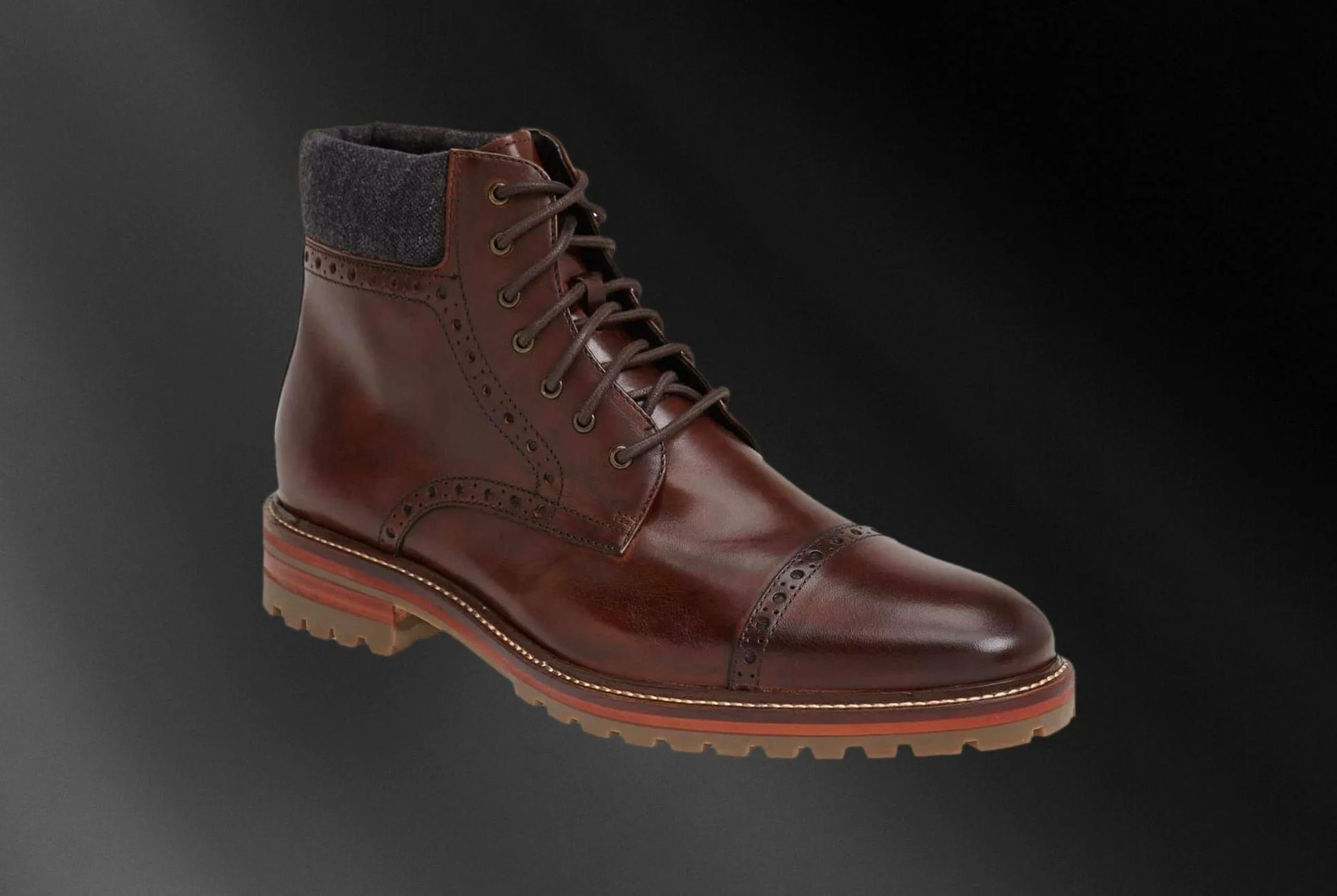 cyber monday gear patrol Karnes Brogue Cap Toe Boot full lead