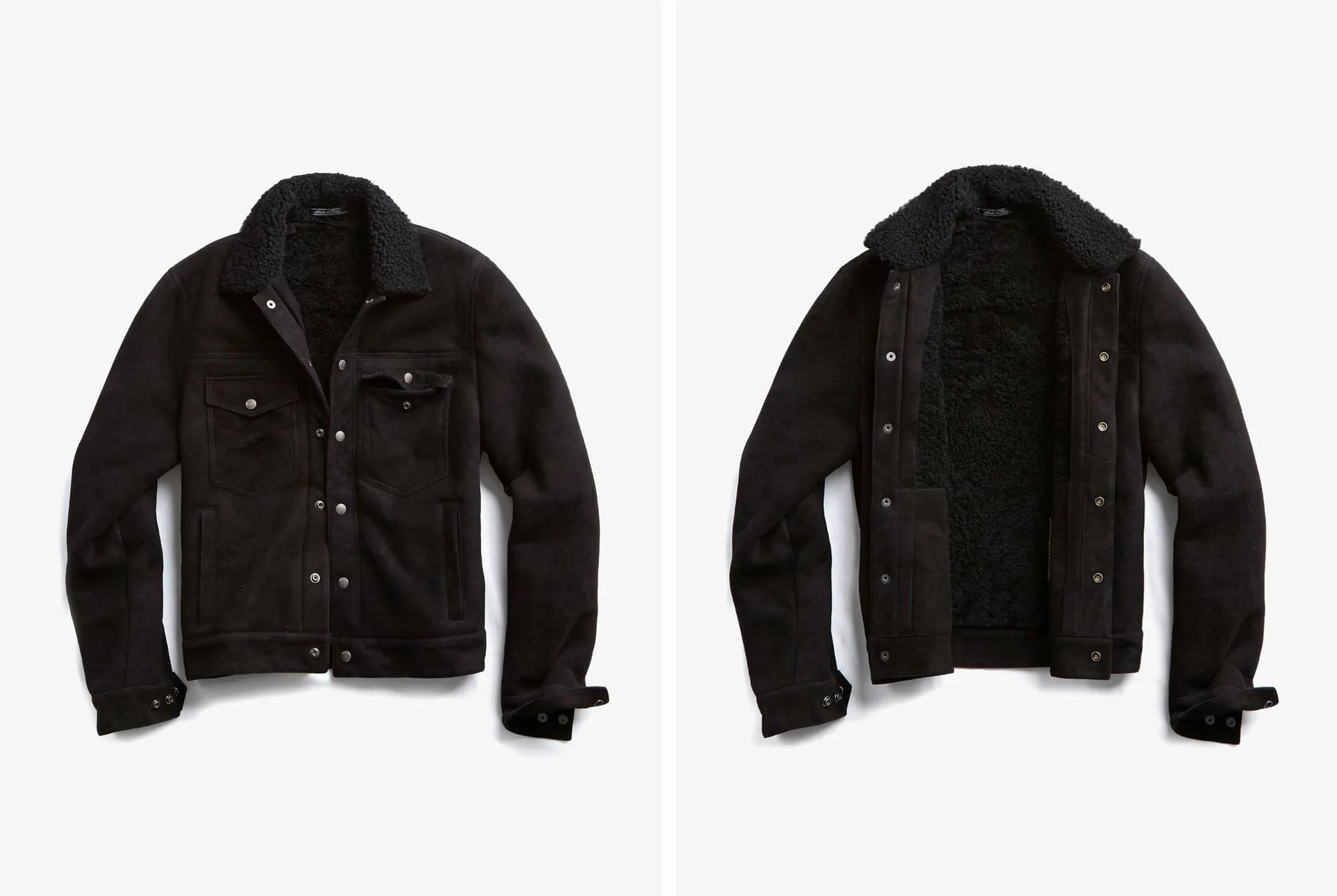 This Italian-Made Shearling Trucker Jacket Is 40% Off | Gear Patrol