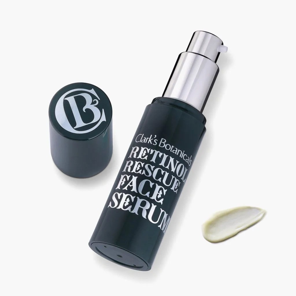 clarks retinol rescue face serum