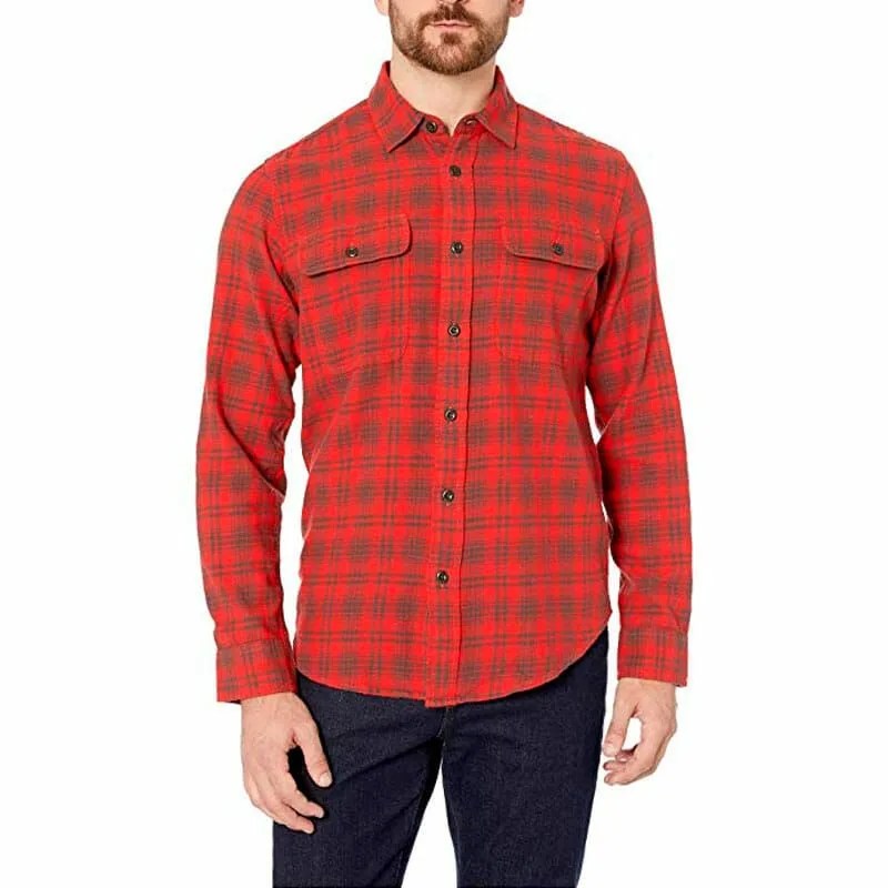Filson-Shirt-Elements-Gear-Patrol-red-olive-plaid
