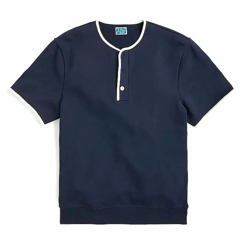 J-Crew-French-Terry-Short-Sleeve-Henley-gear-patrol