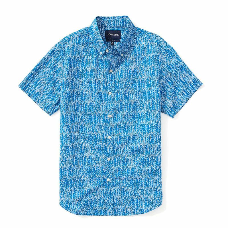 Jomers-Italian-Short-Sleeve-Shirt-Gear-Patrol-Cobalt-Leaf-Print