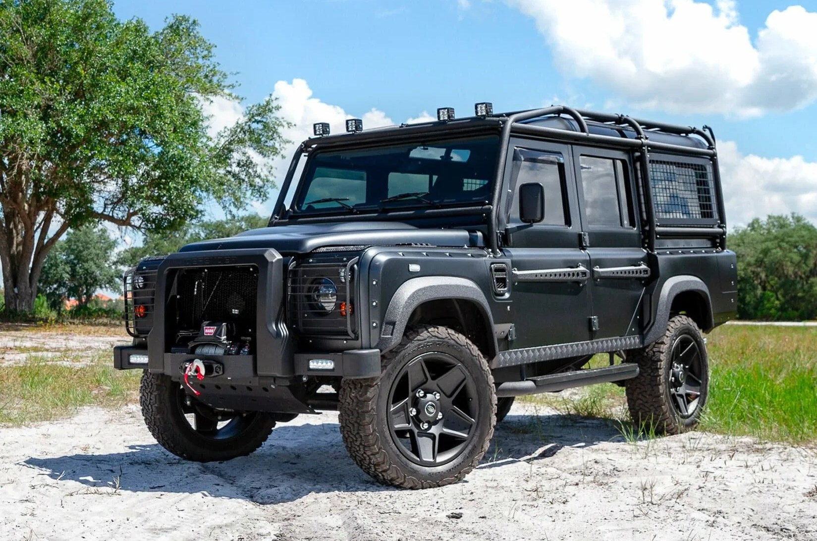 land rover defender 110 ecd project neo gear patrol slide 1
