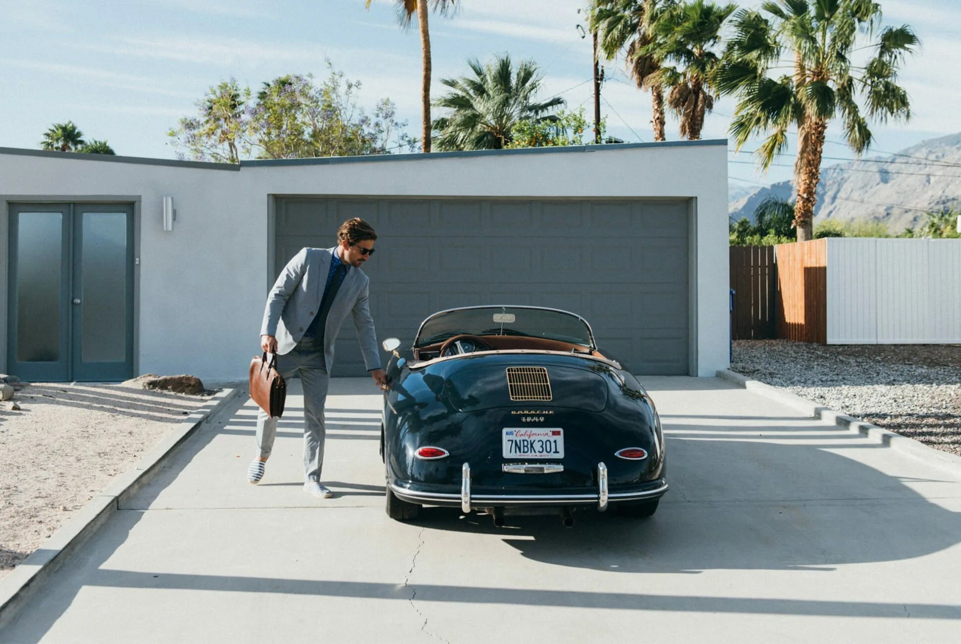 Lotuff Triumph Briefcase Porsche 356