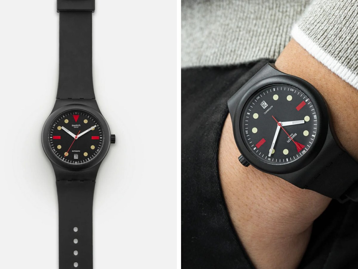 Swatch ブラック AG1994 Vintage Swatch AG 1994 Unisex Watch.35MM Used Working | eBay