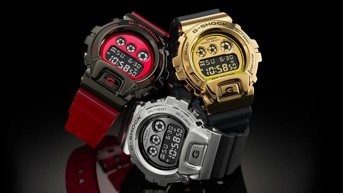 With Metal Cases, These New G-Shock Watches Are Pretty Darn Slick