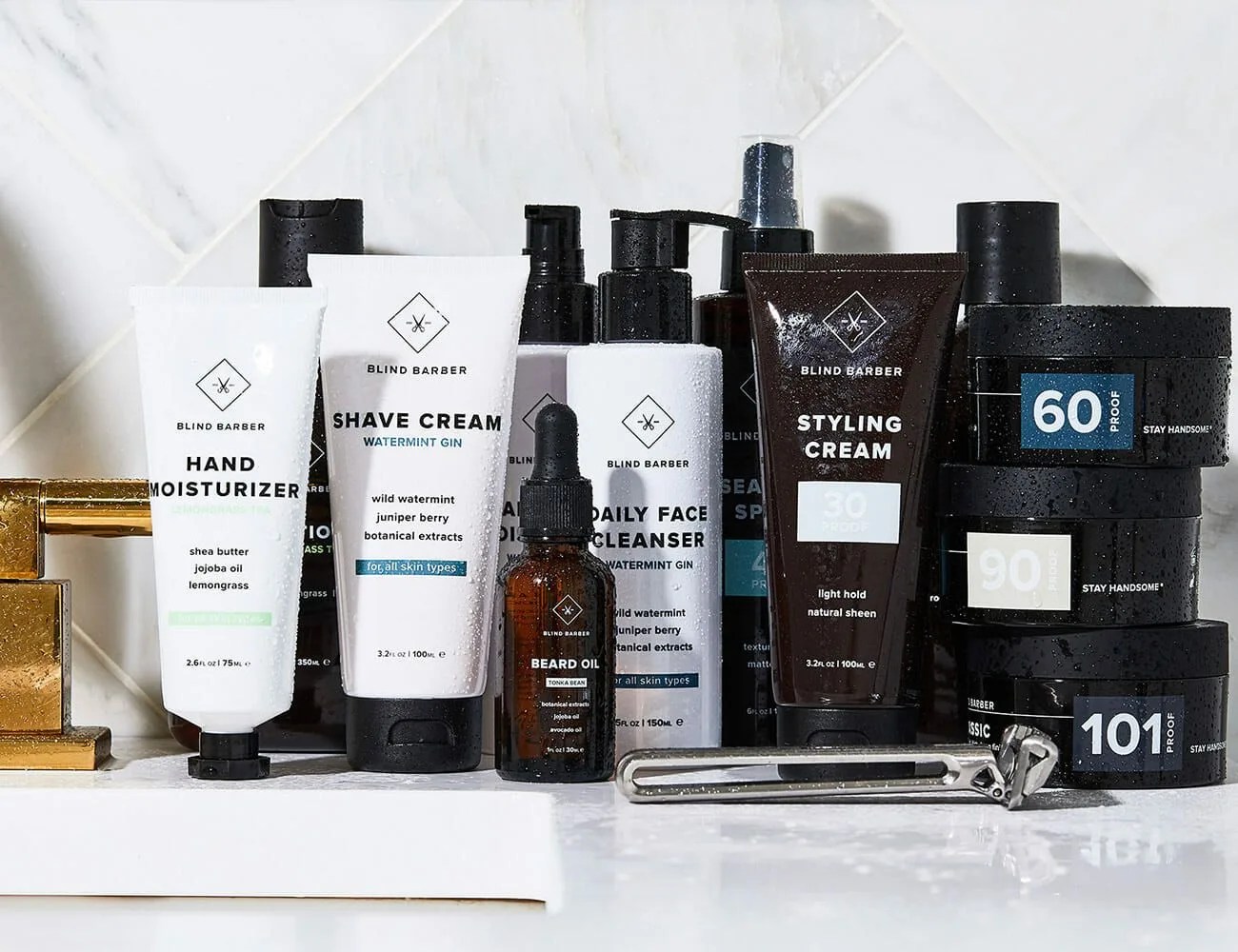 Blind Barber Grooming supplies