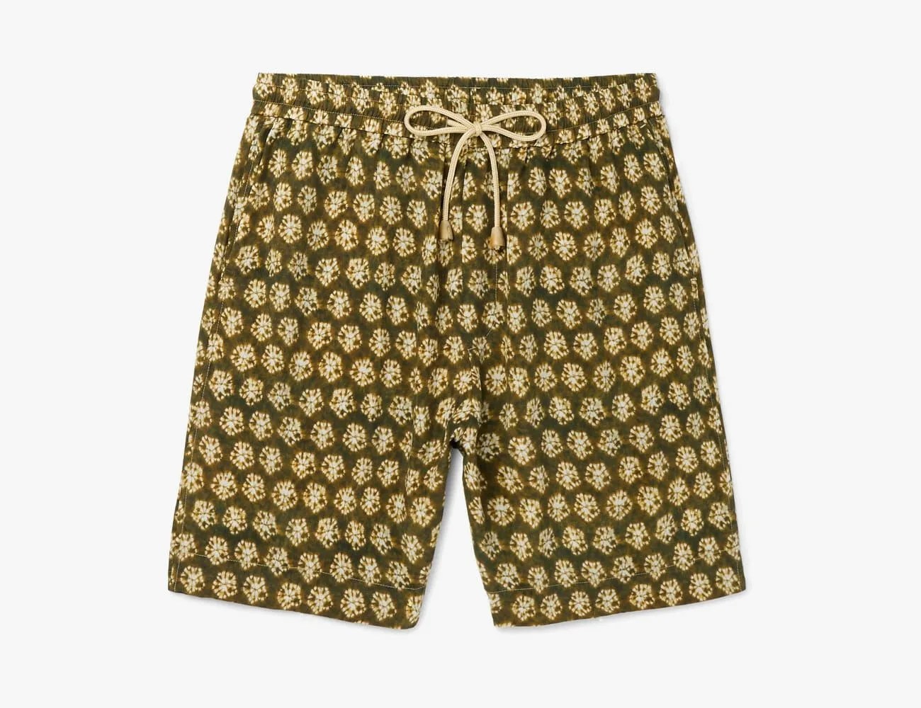Nanushka-Doxxi-Floral-Print-Crepe-de-Chine-Drawstring-Shorts-Gear-Patrol