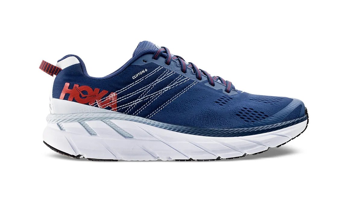 men's hoka one one clifton 6 running shoe