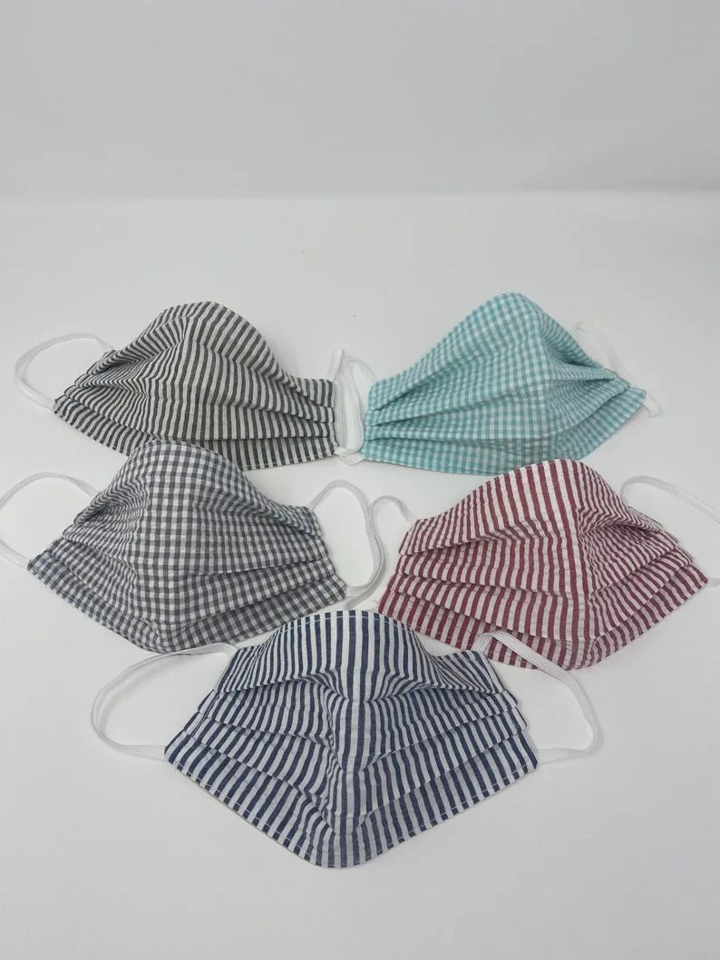 seersucker face masks
