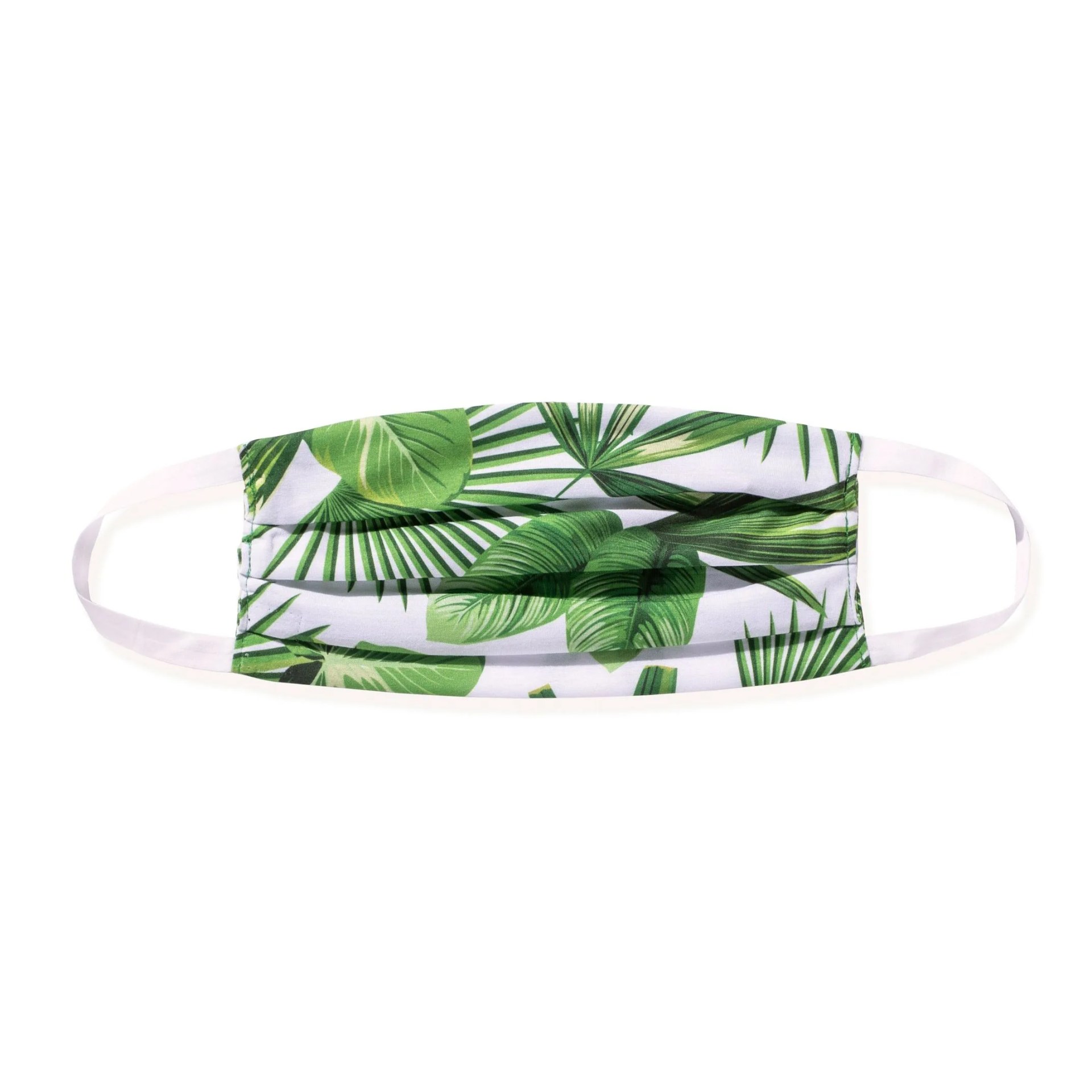 palm tree print face mask