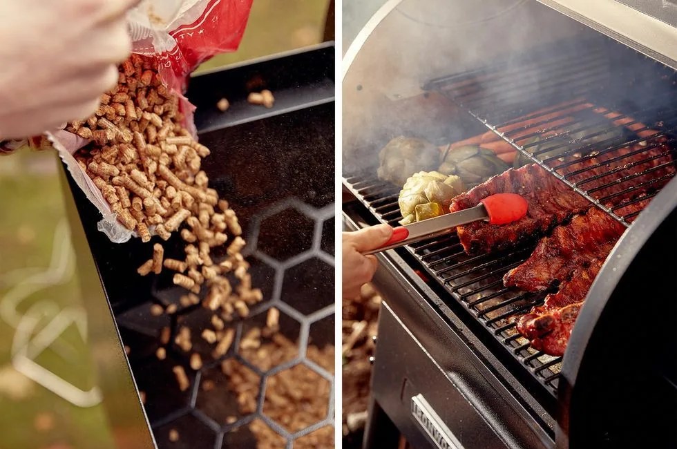 a pellet grill