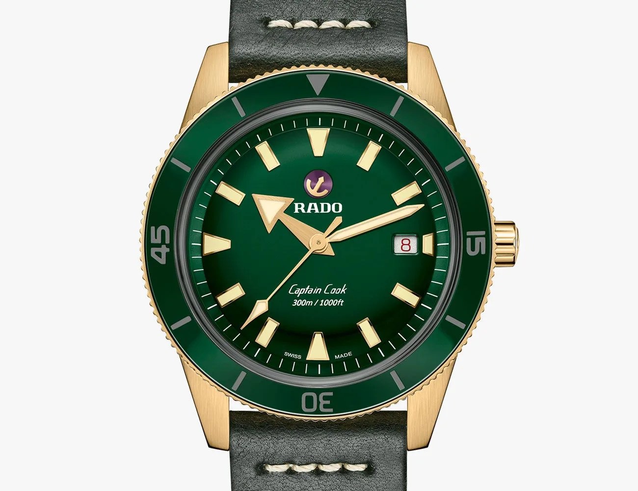 rado captain cook green