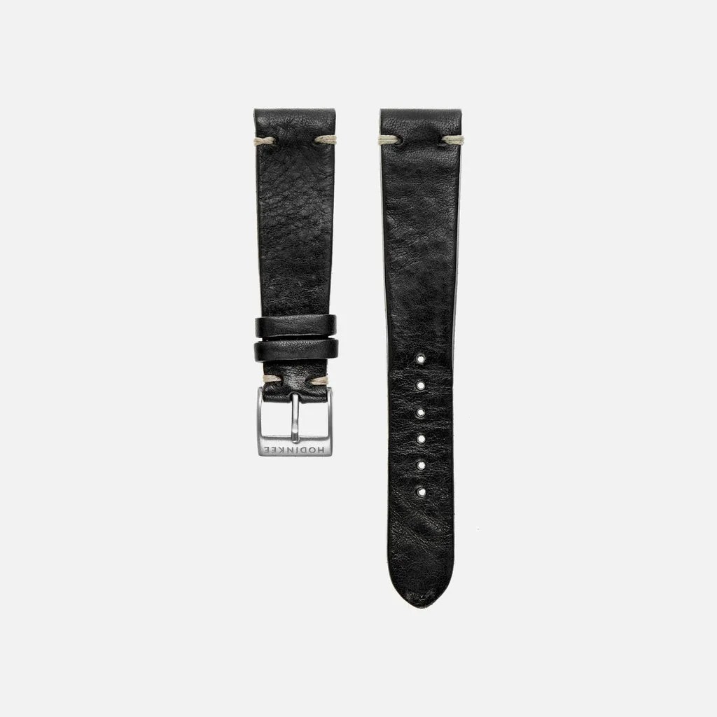 Black Leather Watch Strap