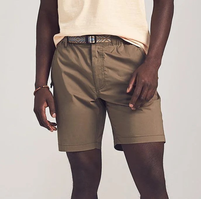 khaki shorts