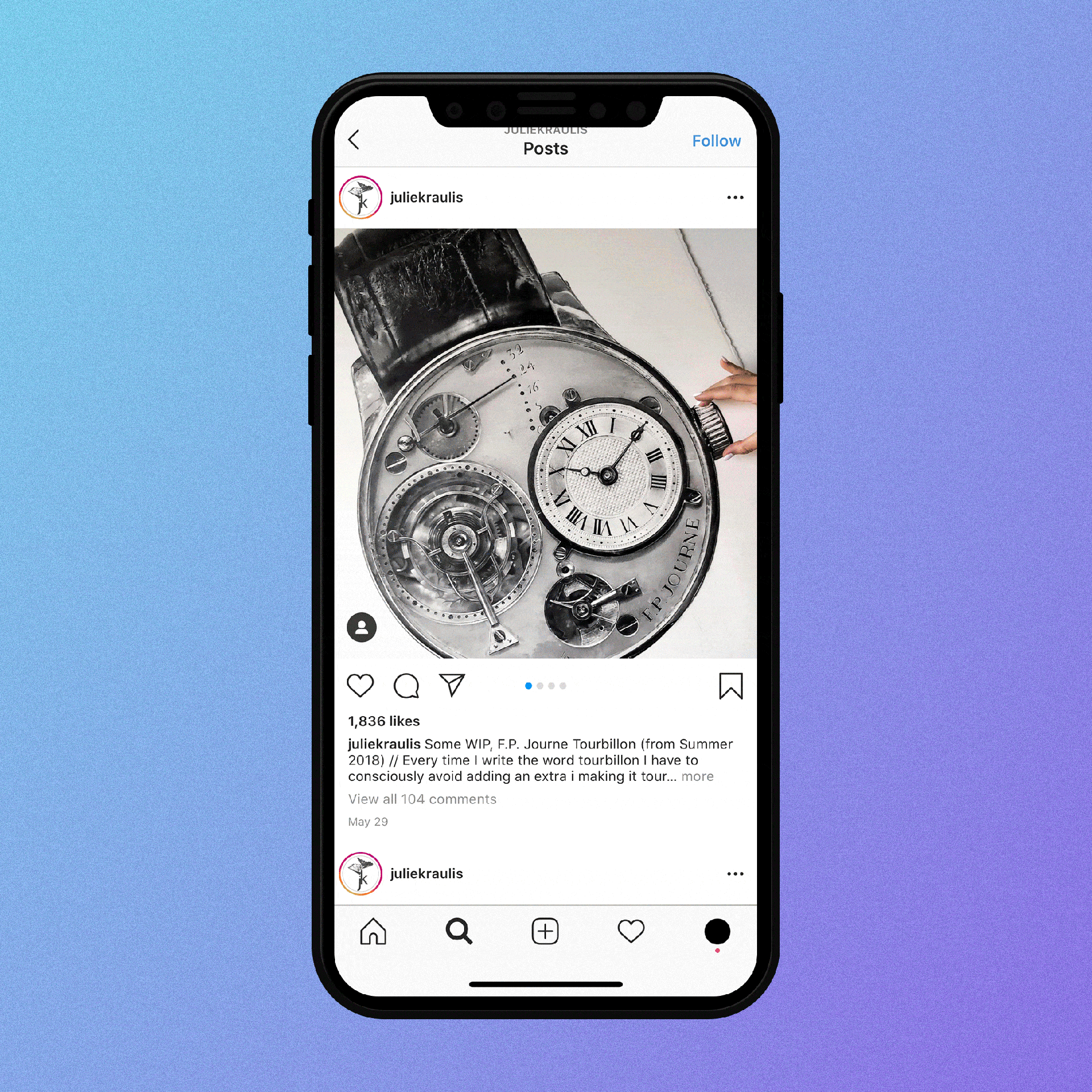 watch accounts to follow
