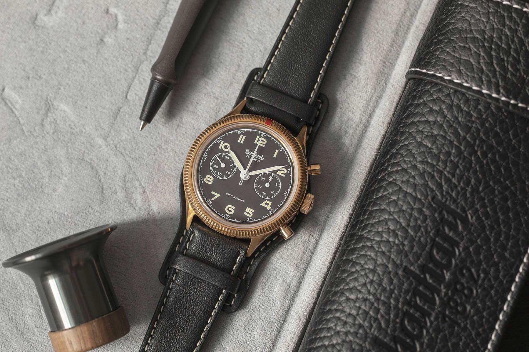 hanhart bronze 417 chronograph