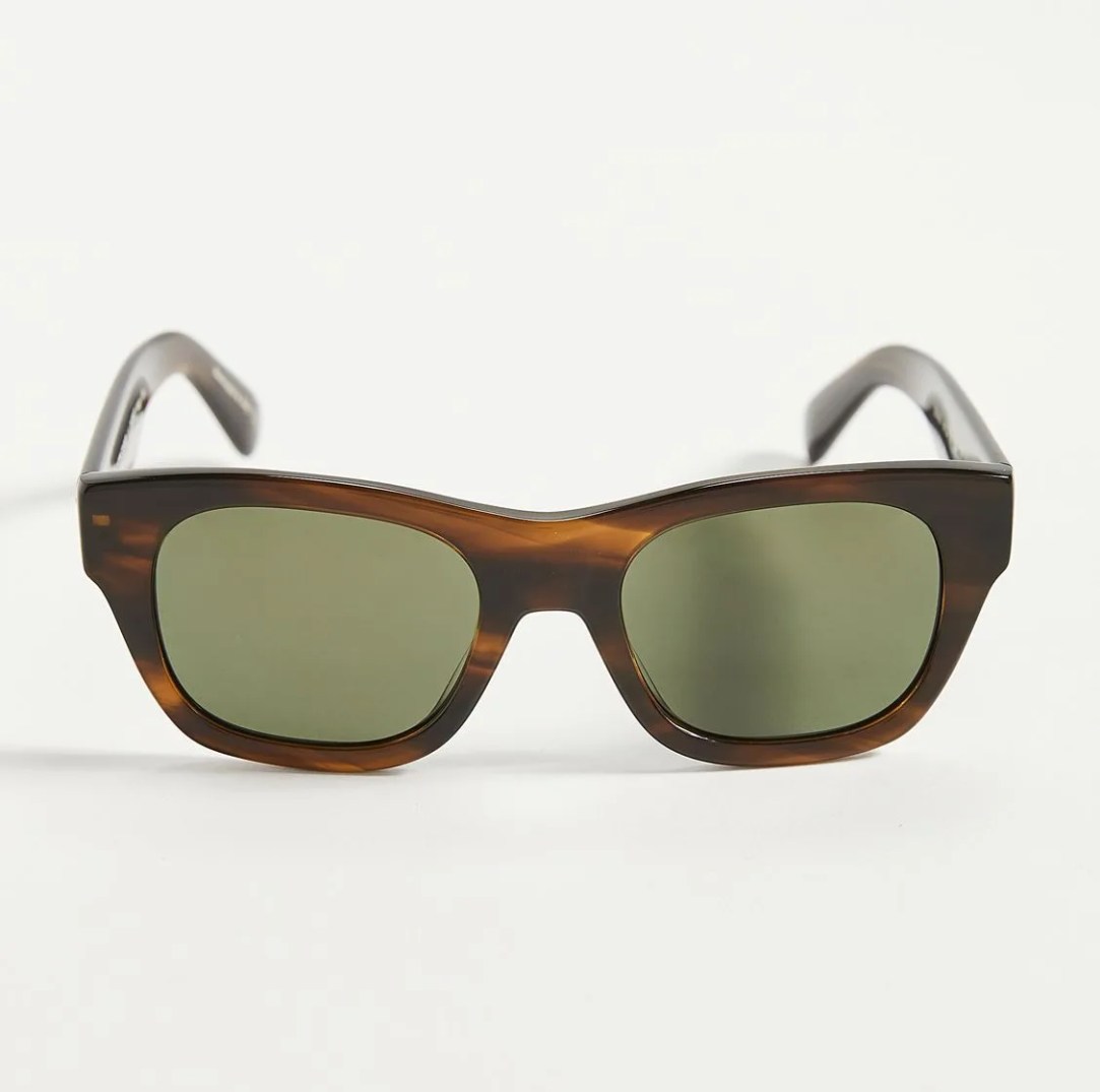 brown sunglasses
