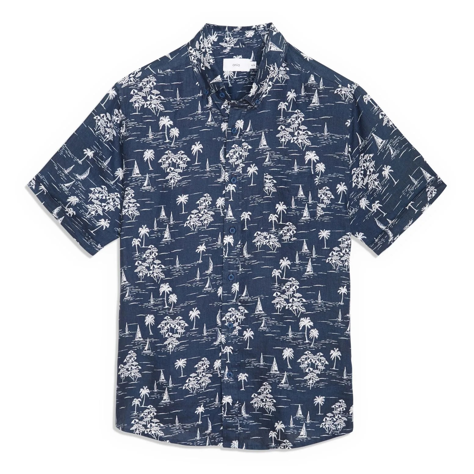 blue hawaiian shirt
