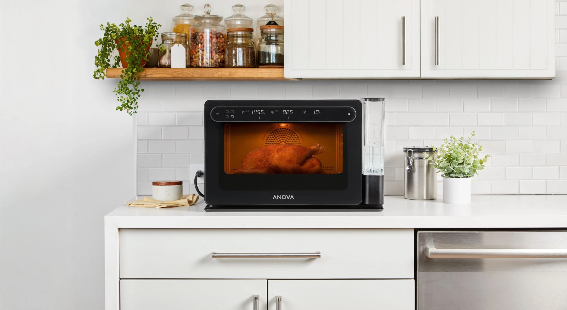 black countertop oven