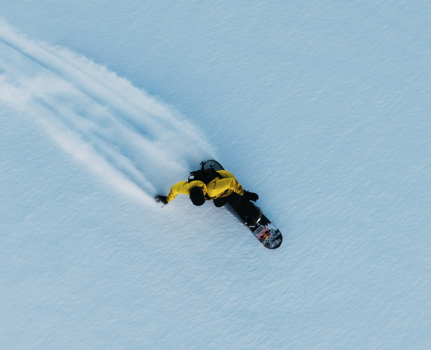 burton snowboarder powder slash