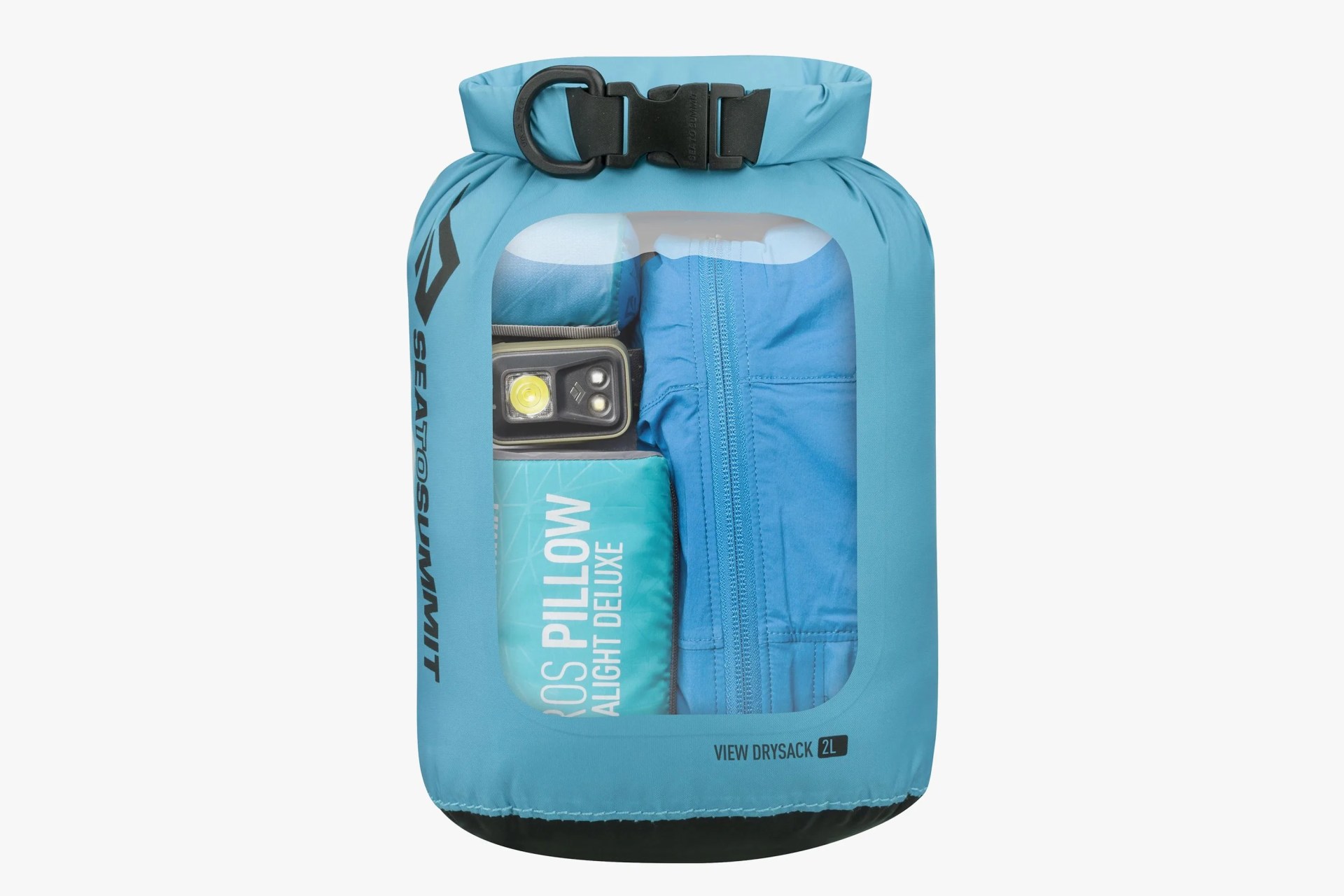 a dry bag with a see through panel