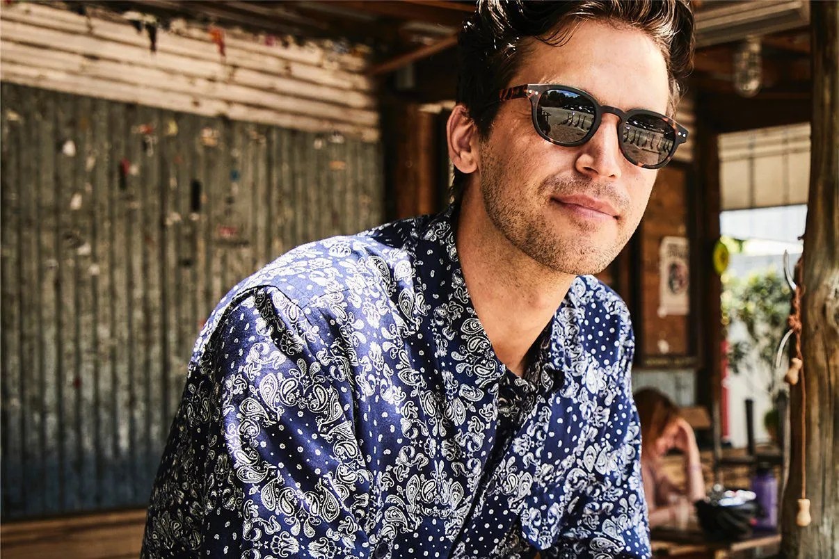 man wearing sunglasses