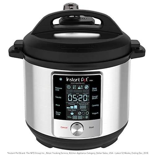 A pressure cooker on a white background.