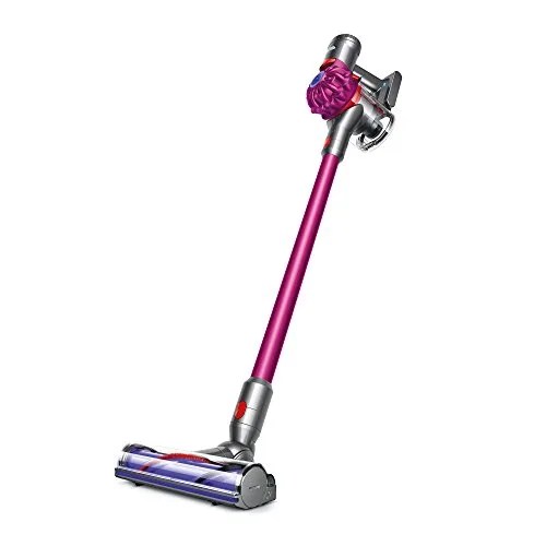 A cordless stick vacuum