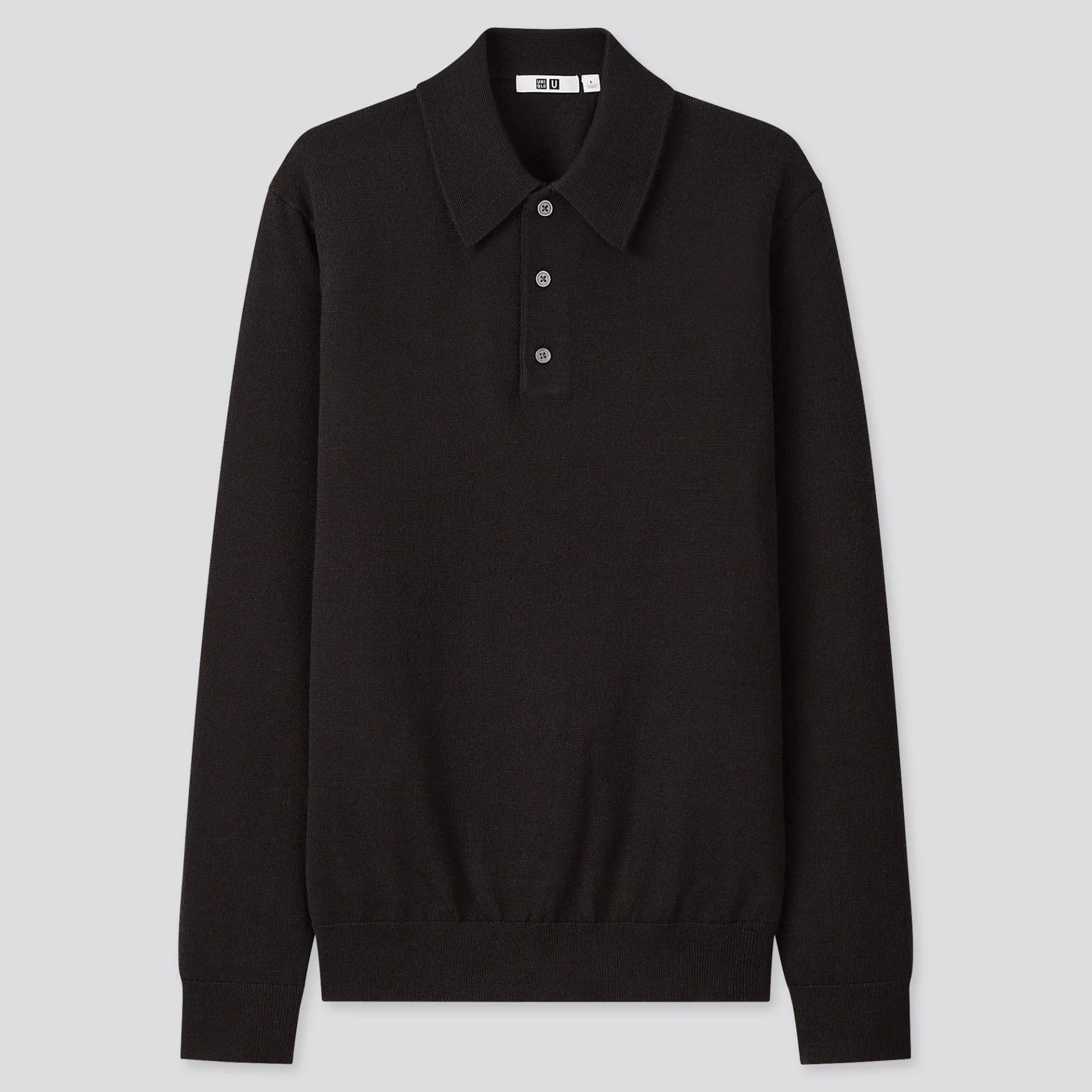black polo shirt