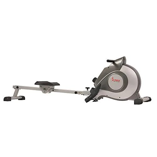 sunny health  fitness sf rw5515 magnetic rowing machine rower wlcd monitor
