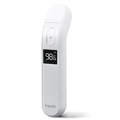 a forehead thermometer