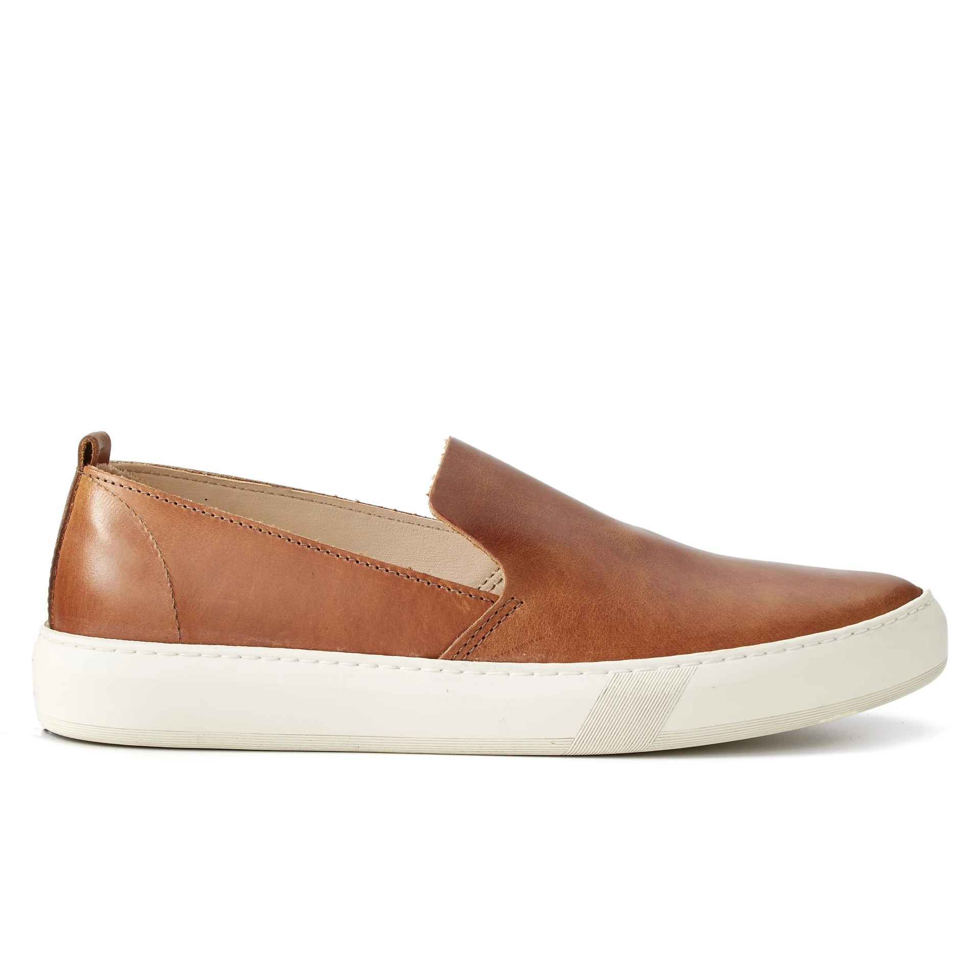 A leather slip-on sneaker