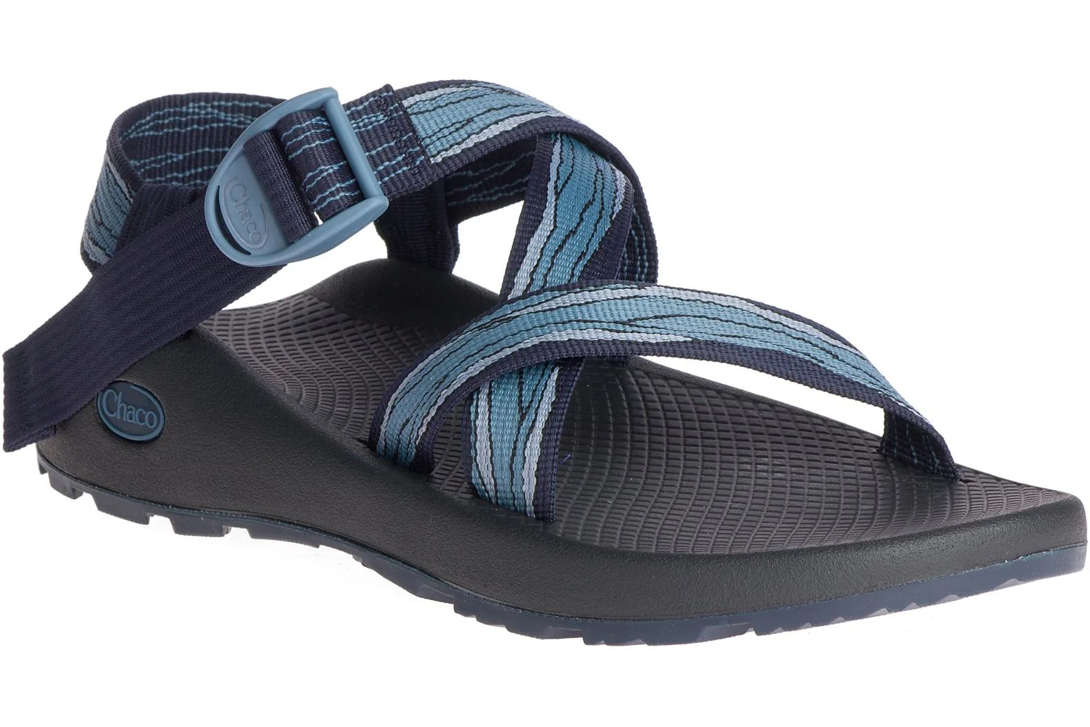 chaco sandals with blue straps